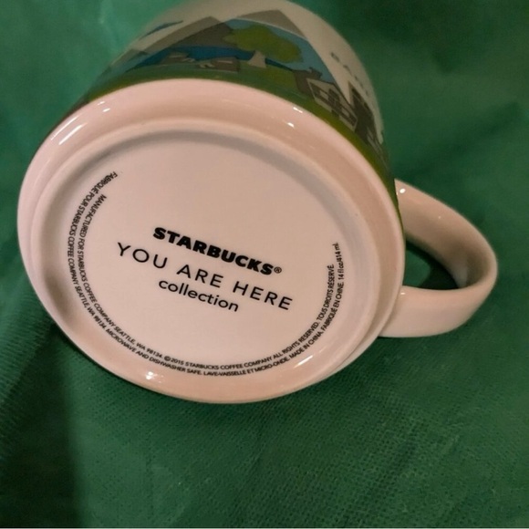 Starbucks Banff Mug - Green and White - Picture 2 of 2